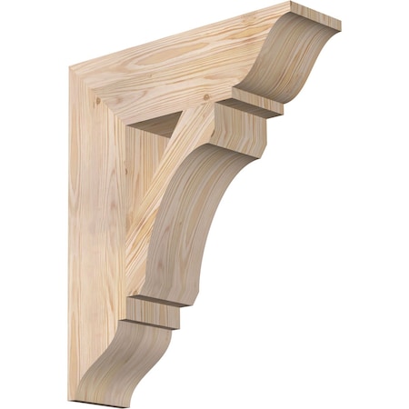 Ekena Millwork Legacy Traditional Smooth Bracket, Douglas Fir, 5 1/2"W x 20"D x 24"H BKT06X20X24LEC01SDF